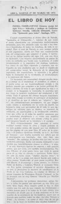 Poesía combatiente.