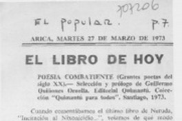 Poesía combatiente.