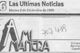 Los vuelos de Volantines--