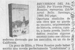 Recuerdos del pasado