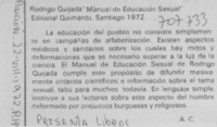 Manual de educación sexual"