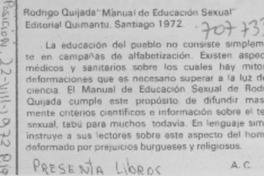 Manual de educación sexual"
