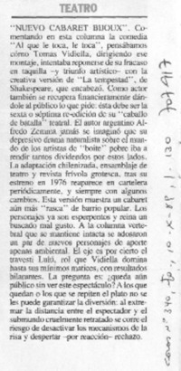 "Nuevo Cabaret Bijoux".