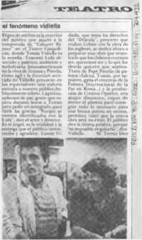 El fenómeno Vidiella