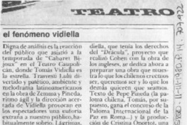 El fenómeno Vidiella