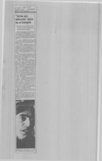 Informe para indiferentes" debuta hoy en Concepción.