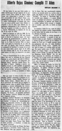 Alberto Rojas Giménez cumplió 77 años