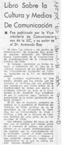 Libro sobre la cultura y medios de comunicación.