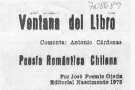 Poesía romántica chilena