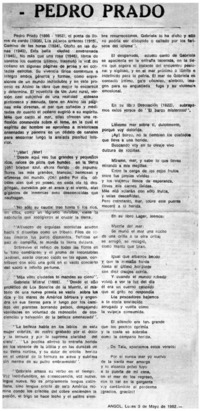 Pedro Prado.