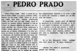 Pedro Prado.