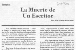 La muerte de un escritor