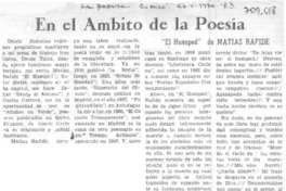 En el ámbito de la poesía