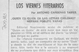 ¿Quién es quién en las letras chilenas?