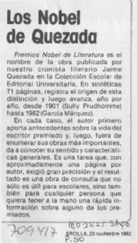 Los Nobel de Quezada.