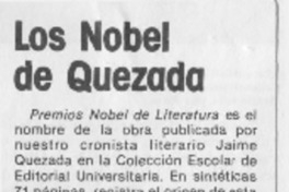 Los Nobel de Quezada.