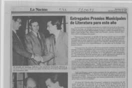 Entregados Premios Municipales de Literatura para este año.