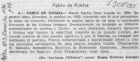 Pablo de Rokha.
