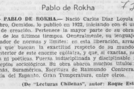 Pablo de Rokha.
