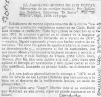 El fabuloso mundo de los poetas".