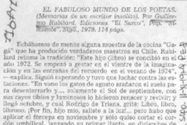 El fabuloso mundo de los poetas".