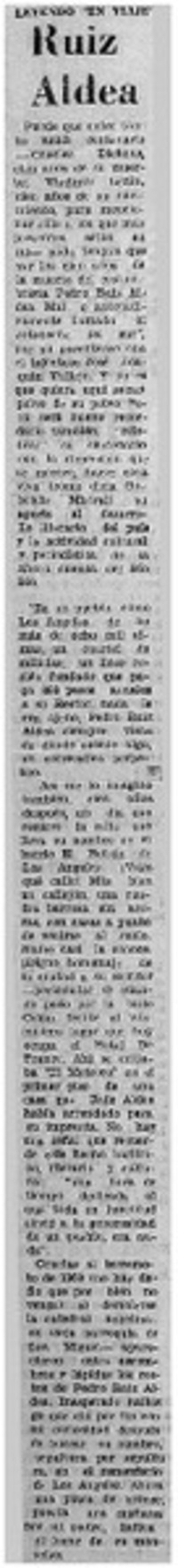 Ruíz Aldea.