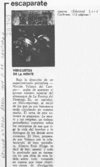 Vericuetos de la mente