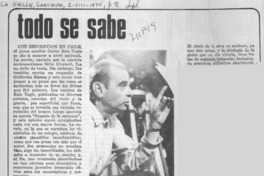 Todo se sabe.