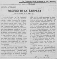 Despúes de la campana