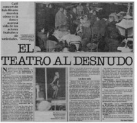 El teatro al desnudo