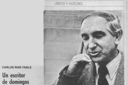 Un escritor de domingos