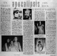 Un cierto apocalipsis con rock y estilo vodevil.