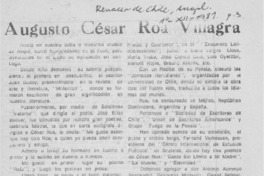Augusto César Roa Villagra.