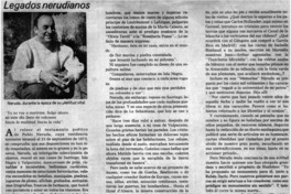 Legados nerudianos