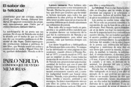 El sabor de la felicidad