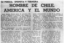 Hombre de Chile, América y el mundo