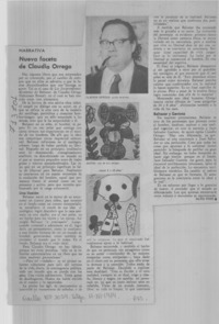 Nueva faceta de Claudio Orrego