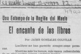 El encanto de los libros