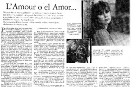 L'amour o el amor...