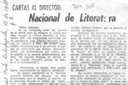 Nacional de Literatura