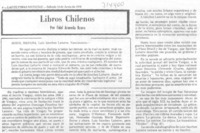 Libros chilenos