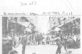 Teatro callejero presentó obra "A tablero vuelto".