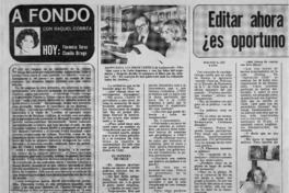 Editar ahora "El caso Letelier" ¿es oportuno u oportunista? : [entrevista]