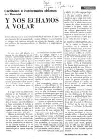 Y nos echamos a volar.