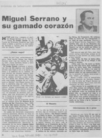 Miguel Serrano y su gamado corazón