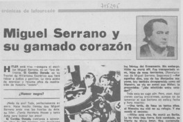 Miguel Serrano y su gamado corazón