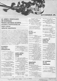 El árbol deshojado de sonrisas