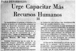 Urge capacitar más recursos humanos.