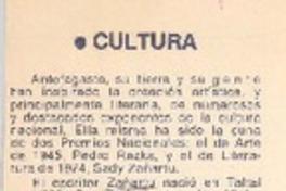 Cultura.