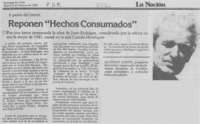 Reponen "hechos consumados".